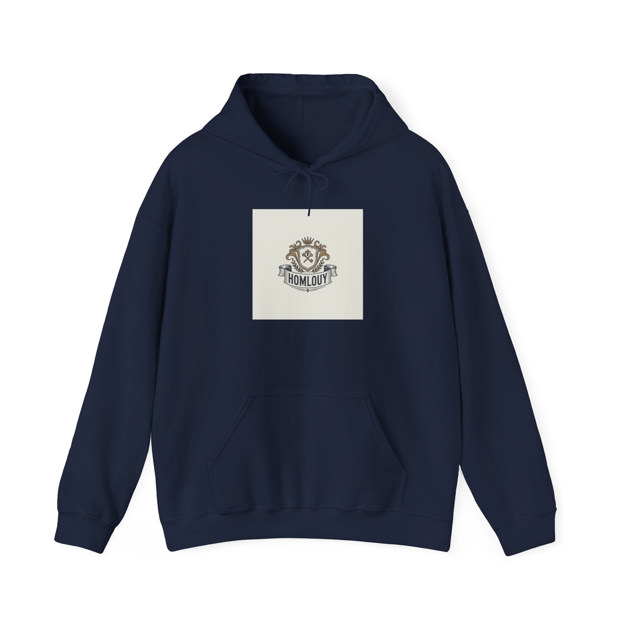 Hometown Crest Hoodie — Vintage Collegiate Emblem Sweatshirt