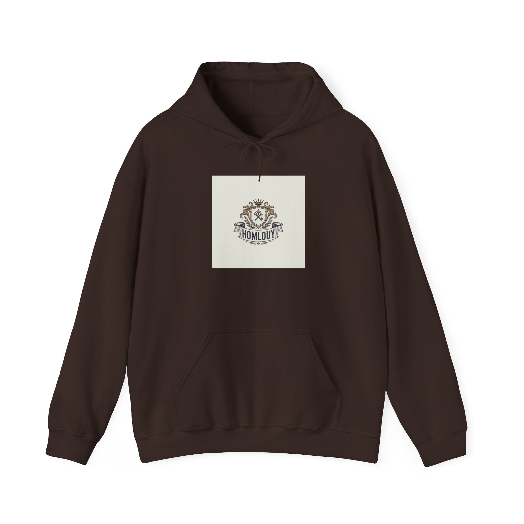 Hometown Crest Hoodie — Vintage Collegiate Emblem Sweatshirt