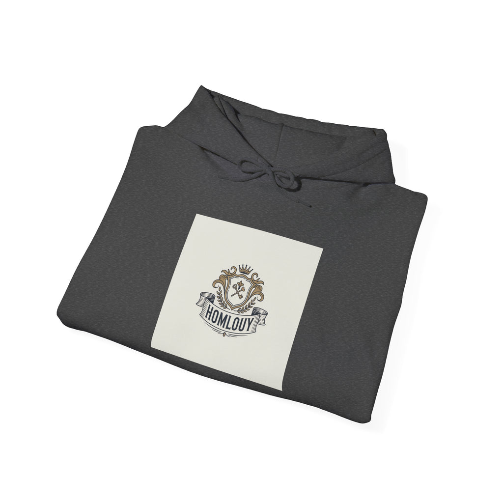 Hometown Crest Hoodie — Vintage Collegiate Emblem Sweatshirt