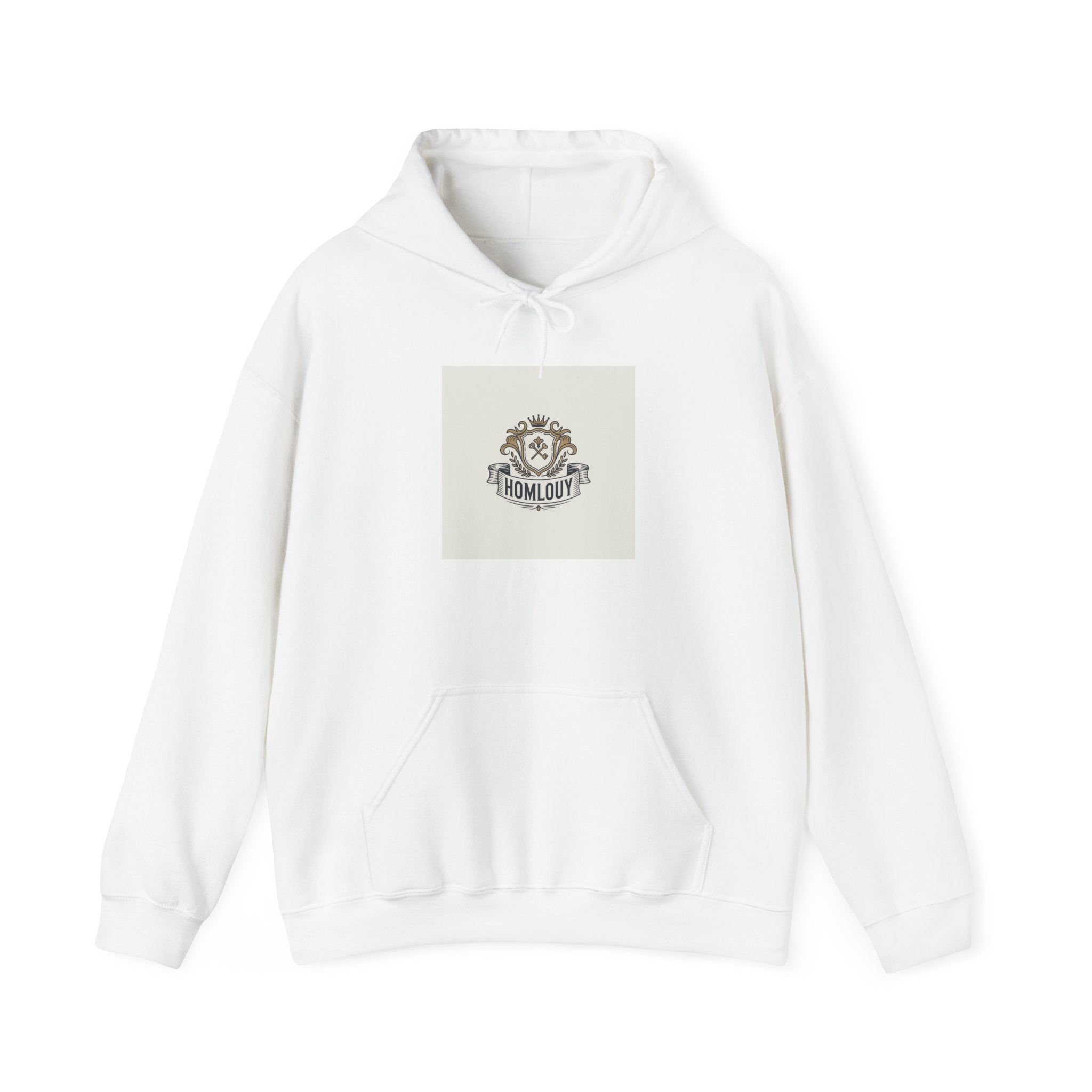 Hometown Crest Hoodie — Vintage Collegiate Emblem Sweatshirt