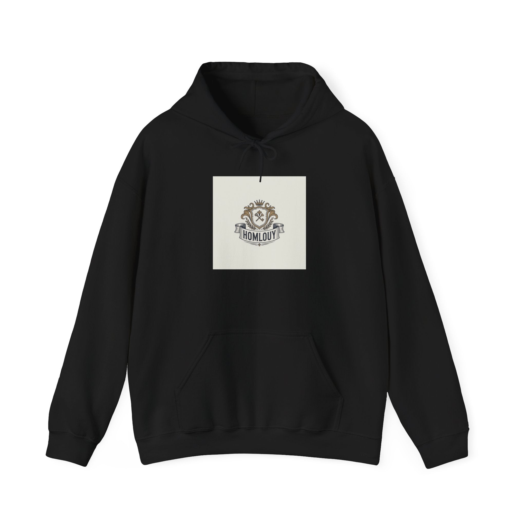 Hometown Crest Hoodie — Vintage Collegiate Emblem Sweatshirt