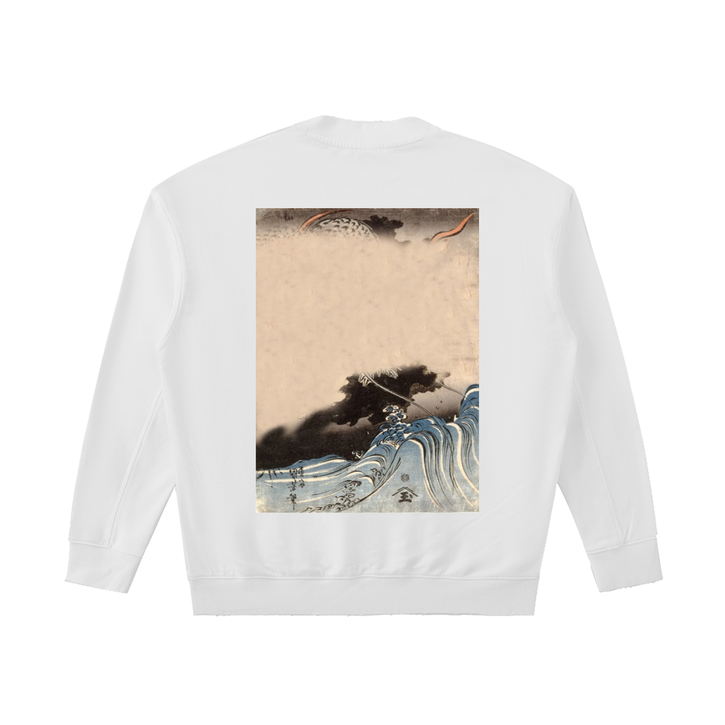 Drop Shoulder Crewneck Sweatshirt