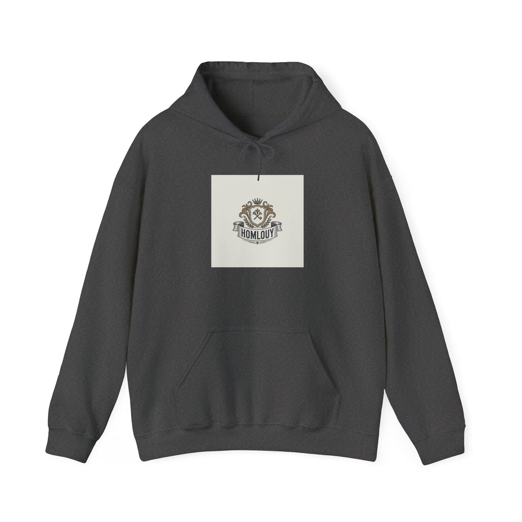 Hometown Crest Hoodie — Vintage Collegiate Emblem Sweatshirt