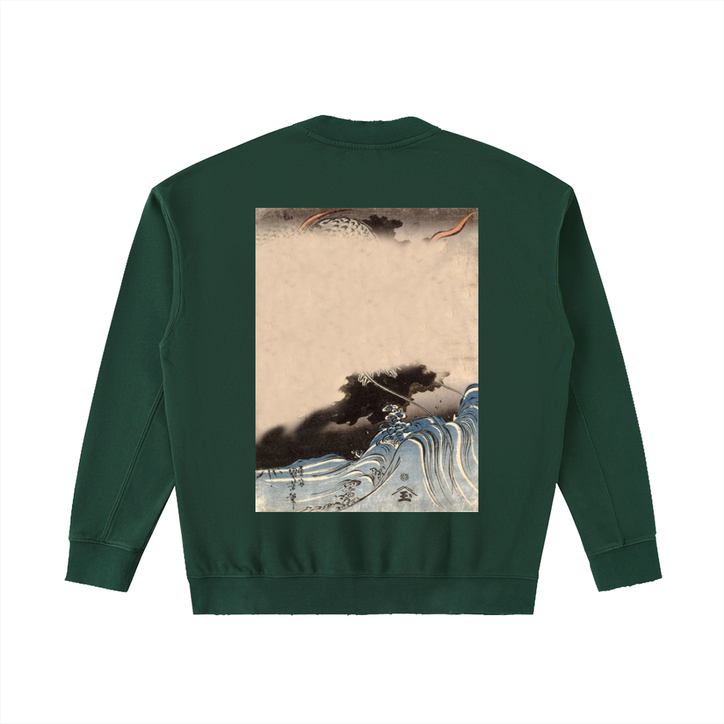 Drop Shoulder Crewneck Sweatshirt