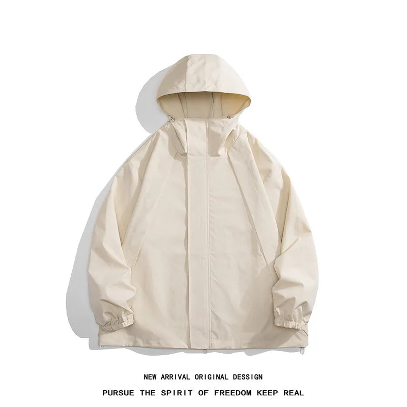 Men'S Jacket Fashion Spring Autum Casual Streetwear Hoodie Jacket Harajuku Mens Jacket Pullover Mens Windbreaker Coat 5XL 6XL